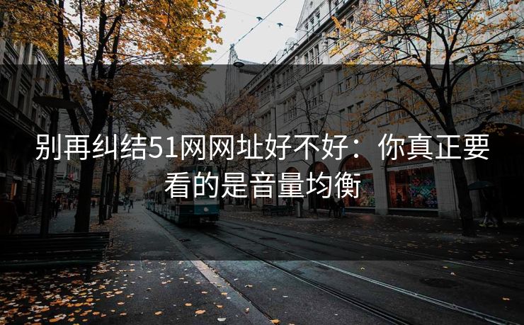 别再纠结51网网址好不好：你真正要看的是音量均衡
